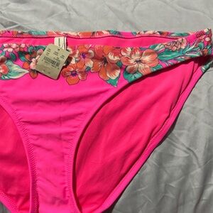 American eagle NWT pink floral bathing suit bottoms